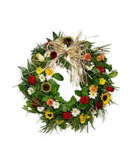 The rustic wreath